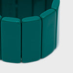 Cargue la imagen en el visor de la galería, BRAZALETE MAGNOLIA VERDE OSCURO - Butrich Perú