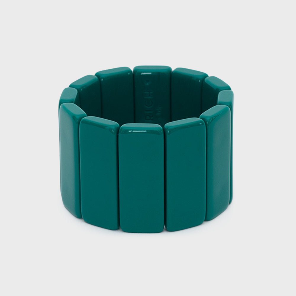 BRAZALETE MAGNOLIA VERDE OSCURO - Butrich Perú
