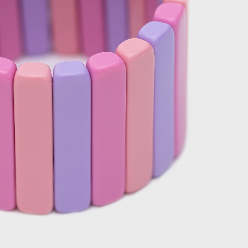 BRAZALETE ROMA ROSA LILA - Butrich Perú