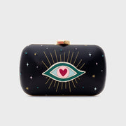 CLUTCH PILLBOX SHAZAM NEGRO - Butrich Perú