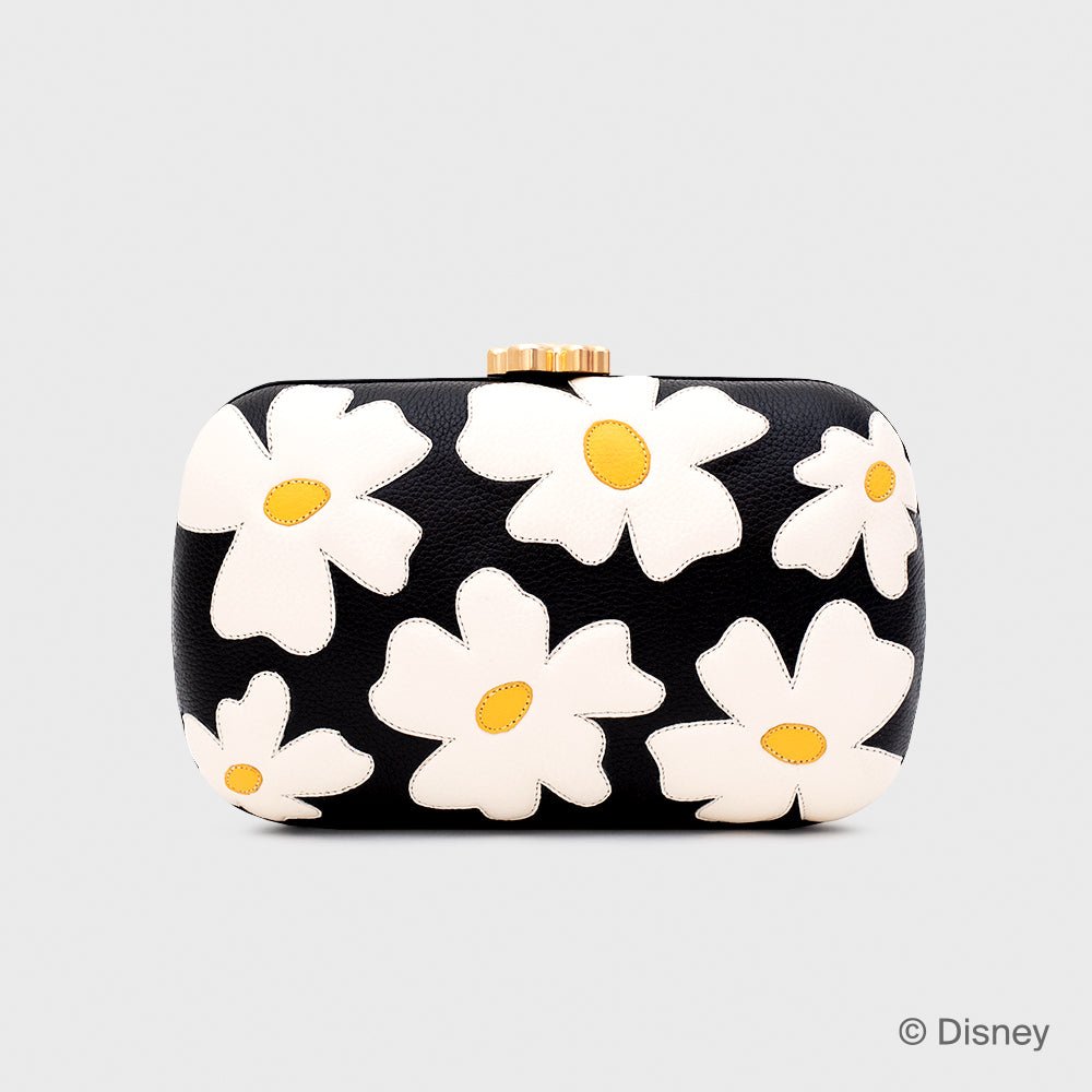 CLUTCH WILDWOOD HEART FLOWERS NEGRO HUESO - Butrich Perú