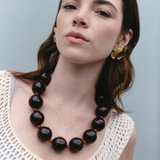COLLAR MARCIA MARRÓN