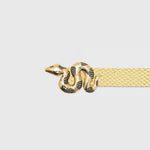 Cargue la imagen en el visor de la galería, CORREA SERPIENTE DORADO - Butrich Perú