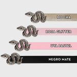 Cargue la imagen en el visor de la galería, CORREA SERPIENTE NEGRO - Butrich Perú