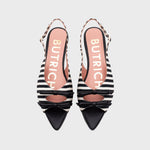 Cargue la imagen en el visor de la galería, EUGENIA FLAT SLINGBACK NEGRO - Butrich Perú
