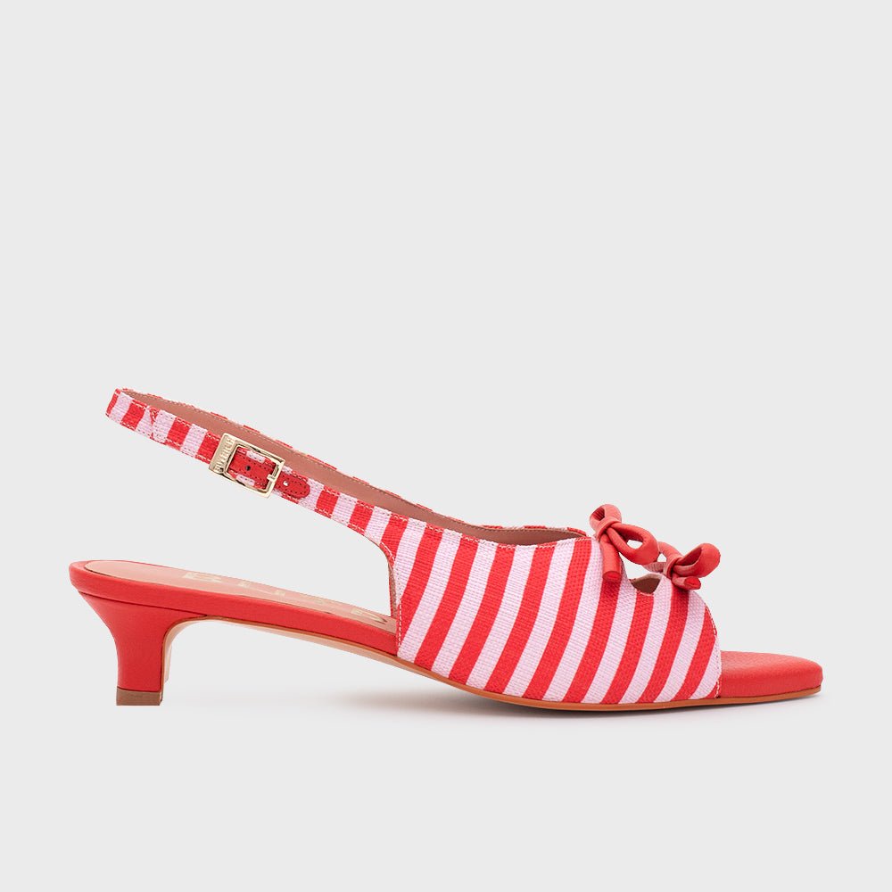 EUGENIA FLAT SLINGBACK ROJO - Butrich Perú