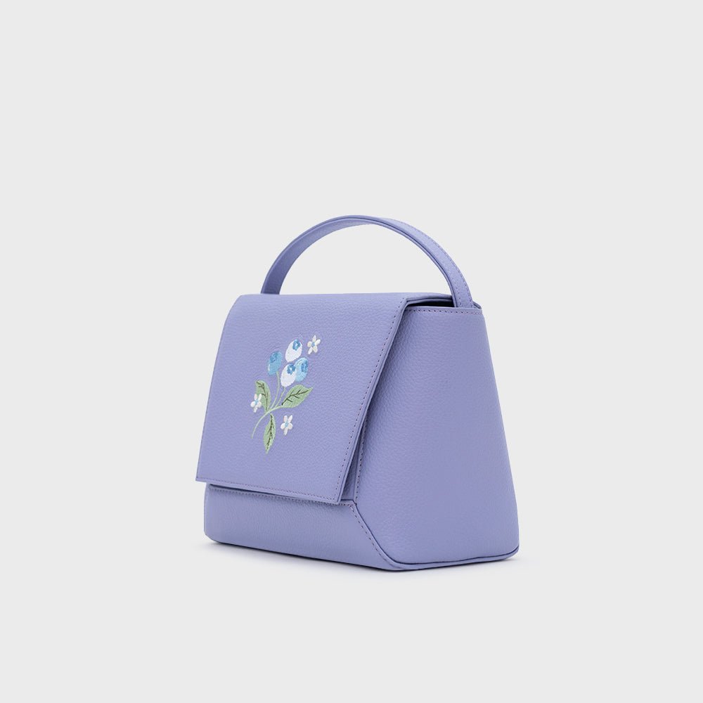 FLAP HANDBAG BLUEBERRY SUNDAE LAVANDA - Butrich Perú