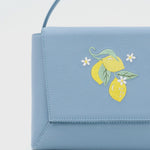 Cargue la imagen en el visor de la galería, FLAP HANDBAG LEMON SUNDAE CELESTE