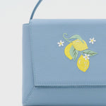 Cargue la imagen en el visor de la galería, FLAP HANDBAG LEMON SUNDAE CELESTE - Butrich Perú
