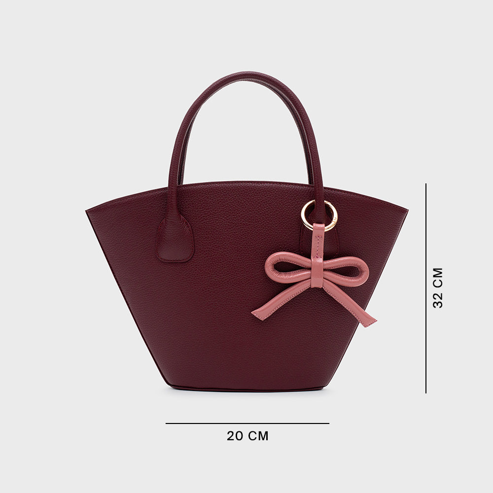 KATNISS TRAPEZE BAG BORGOÑA