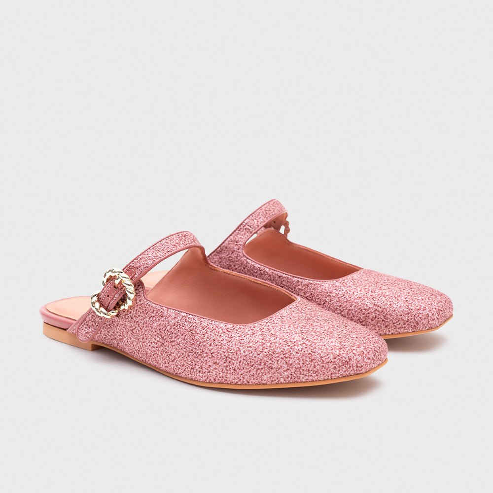 KENZA MULE FLAT ROSA - Butrich Perú