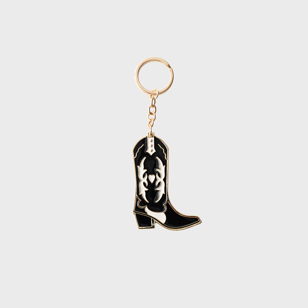 KEYCHAIN LUCKY HEARTS NEGRO - Butrich Perú