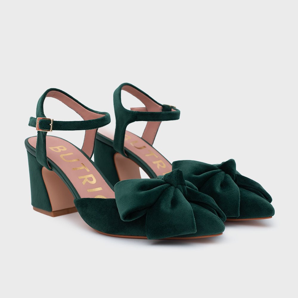 LUANA PUMP 7CM VERDE - Butrich Perú