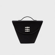 LUCILLE FLAP TRAPEZE BAG NEGRO - Butrich Perú