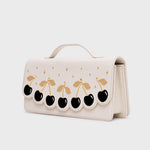 Cargue la imagen en el visor de la galería, LUCKY CHERRIES RECTANGLE BAG HUESO - Butrich Perú