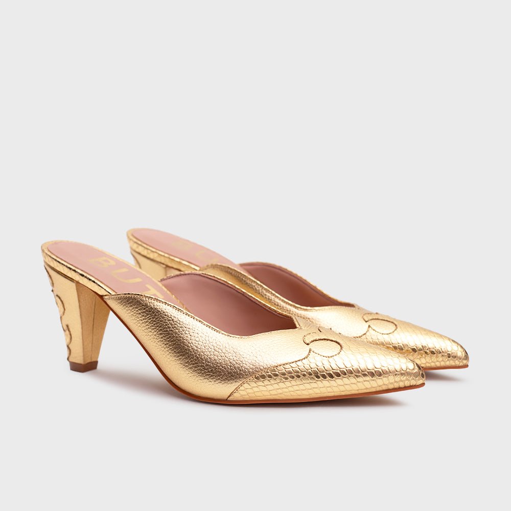 LUCKY MULE PUMP ORO - Butrich Perú