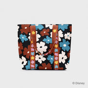 MEDIUM BAG WILDWOOD FLOWERS NEGRO - Butrich Perú