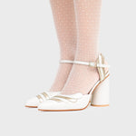 Cargue la imagen en el visor de la galería, MILENA PUMP BRIDE HUESO - Butrich Perú