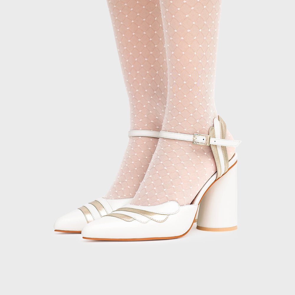 MILENA PUMP BRIDE HUESO - Butrich Perú