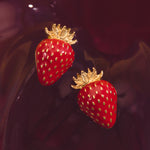 Cargue la imagen en el visor de la galería, MINI ARETE STRAWBERRY