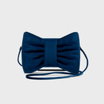 Cargue la imagen en el visor de la galería, MINI BOW BAG AZUL - Butrich Perú