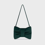 Cargue la imagen en el visor de la galería, MINI BOW BAG VERDE OSCURO - Butrich Perú