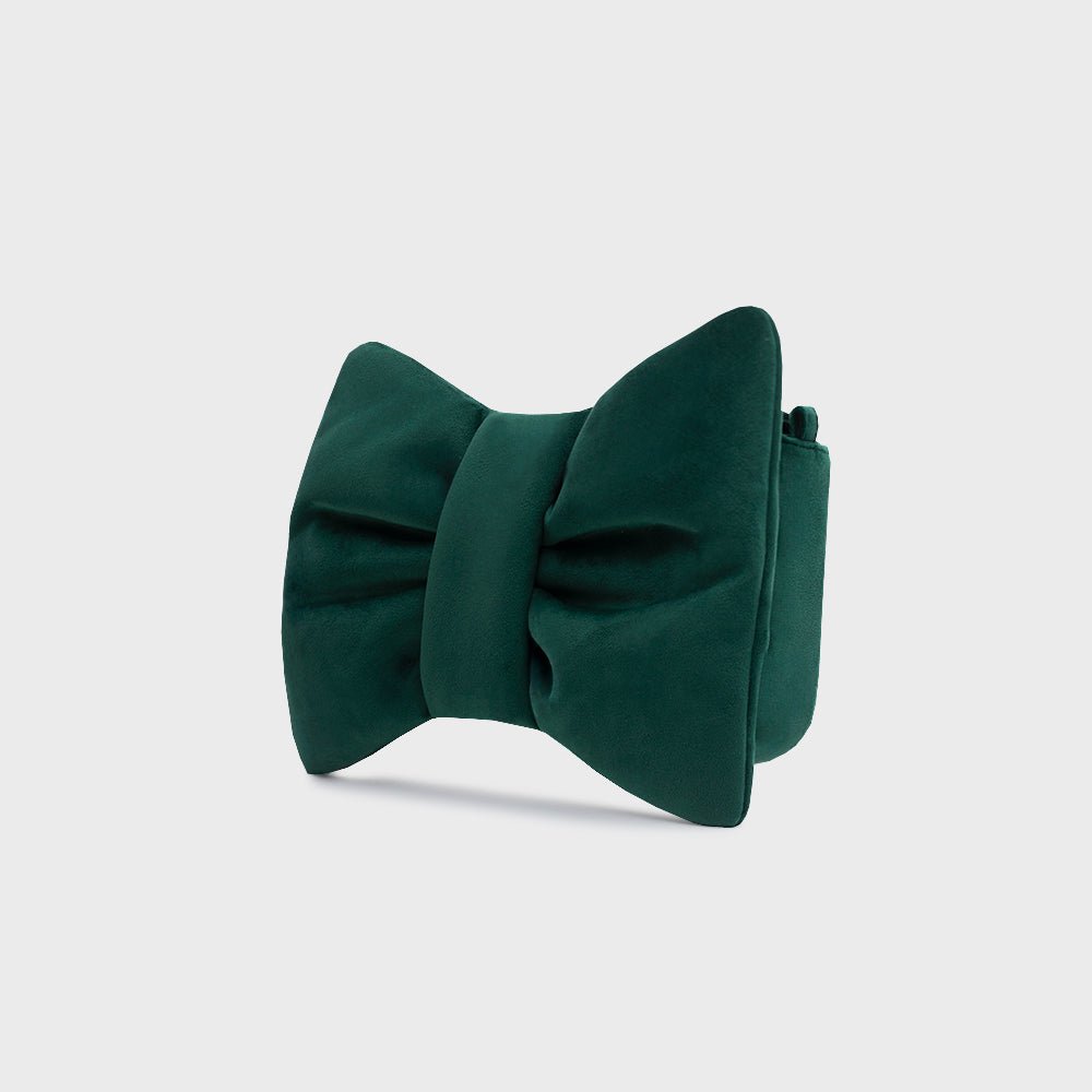 MINI BOW BAG VERDE OSCURO - Butrich Perú