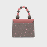Cargue la imagen en el visor de la galería, MONA BEADED LUNCH BAG GRIS - Butrich Perú