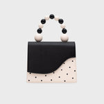 Cargue la imagen en el visor de la galería, MONA BEADED LUNCH BAG NEGRO - Butrich Perú