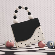 MONA BEADED LUNCH BAG NEGRO - Butrich Perú