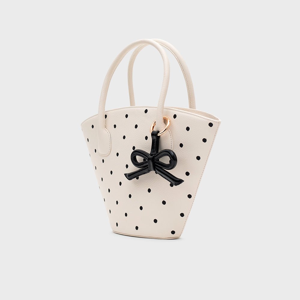 MONA TRAPEZE BAG HUESO - Butrich Perú