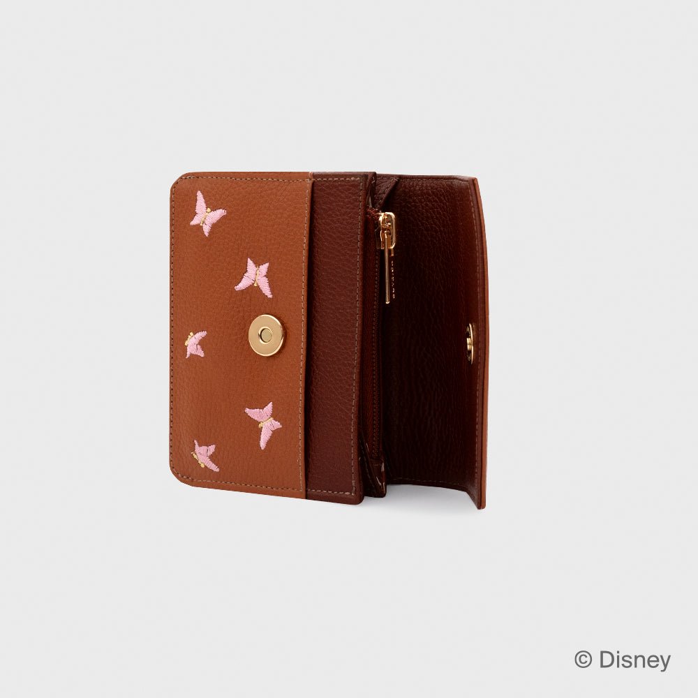MONEDERO WILDWOOD HEART BUTTERFLIES MARRÓN - Butrich Perú