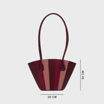 Cargue la imagen en el visor de la galería, NABILA TRAPEZE BAG BORGOÑA - Butrich Perú
