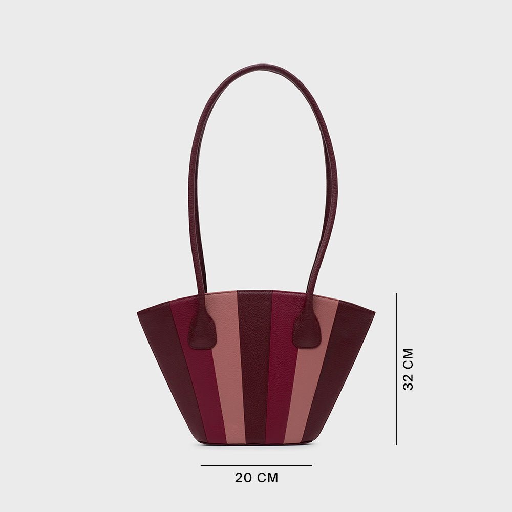 NABILA TRAPEZE BAG BORGOÑA - Butrich Perú