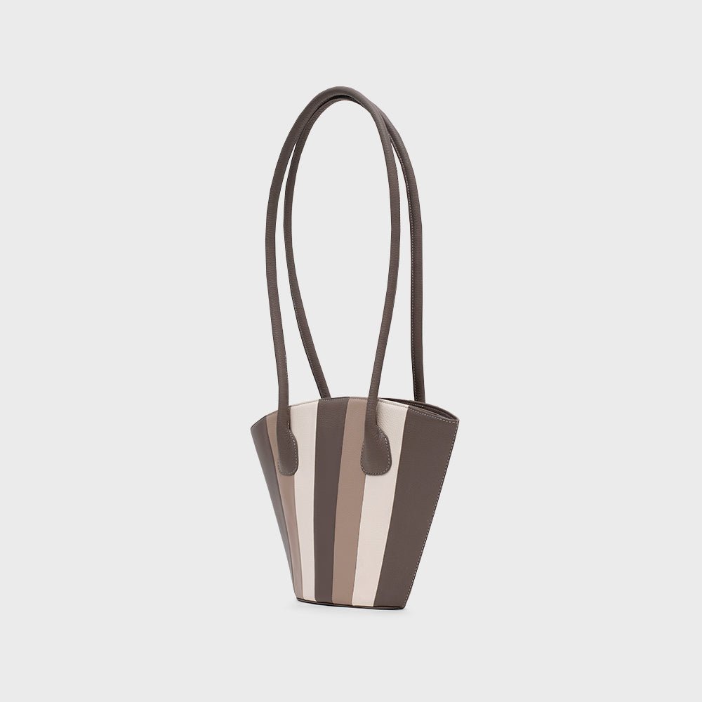 NABILA TRAPEZE BAG GRIS - Butrich Perú