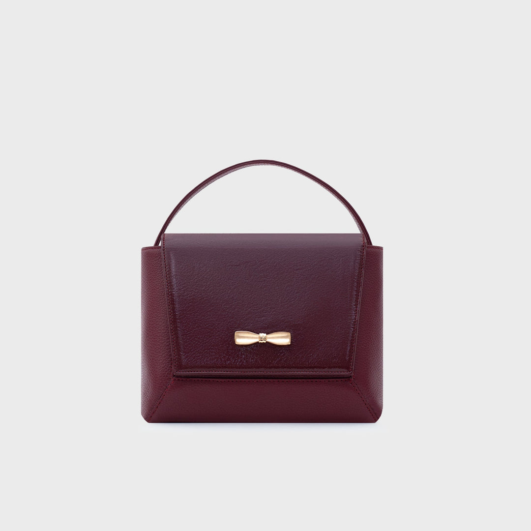 NADIRA FLAP HAND BAG BORGOÑA - Butrich Perú