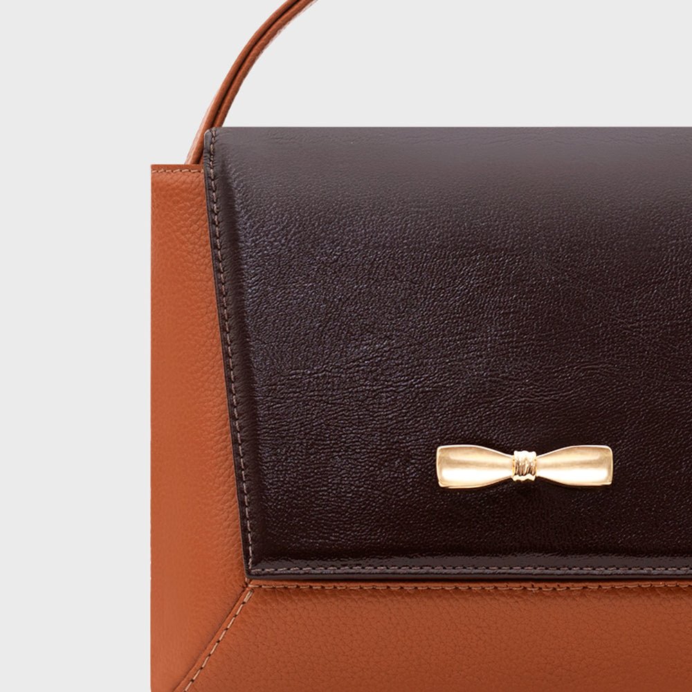 NADIRA FLAP HAND BAG COBRE - Butrich Perú