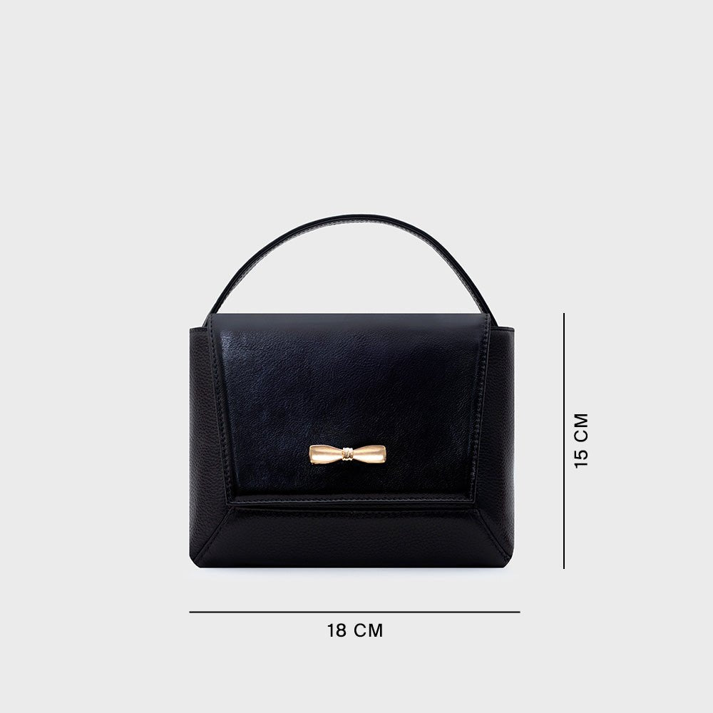 NADIRA FLAP HAND BAG NEGRO - Butrich Perú