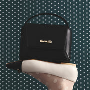NADIRA FLAP HAND BAG NEGRO - Butrich Perú