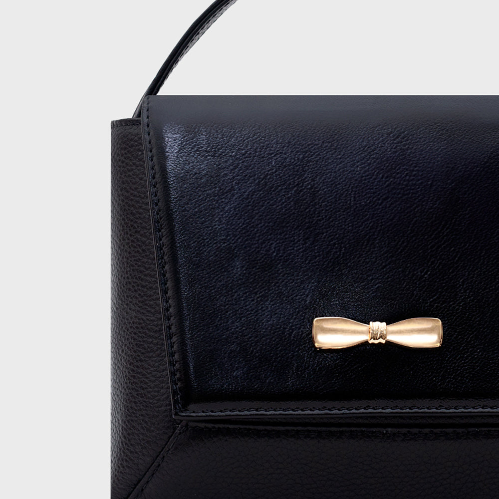 NADIRA FLAP HAND BAG NEGRO