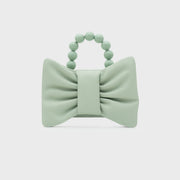 NAILA BEADED BOW BAG VERDE - Butrich Perú
