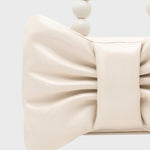Cargue la imagen en el visor de la galería, NAILA BEADED BOW BAG HUESO