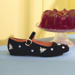 Cargue la imagen en el visor de la galería, NINETTE BLUEBERRY FLAT NEGRO