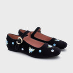 Cargue la imagen en el visor de la galería, NINETTE BLUEBERRY FLAT NEGRO - Butrich Perú