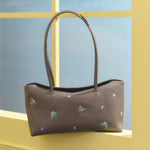 Cargue la imagen en el visor de la galería, NINETTE BLUEBERRY LONG BAG MARRÓN
