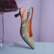 NINETTE LEMON MIDI SLINGBACK VERDE - Butrich Perú