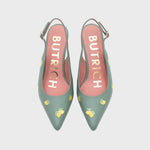 Cargue la imagen en el visor de la galería, NINETTE LEMON MIDI SLINGBACK VERDE - Butrich Perú