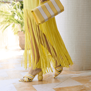 PAULINA RECTANGLE BAG AMARILLO - Butrich Perú