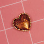 Cargue la imagen en el visor de la galería, PRENDEDOR CORAZON ENTORCHADO COBRE