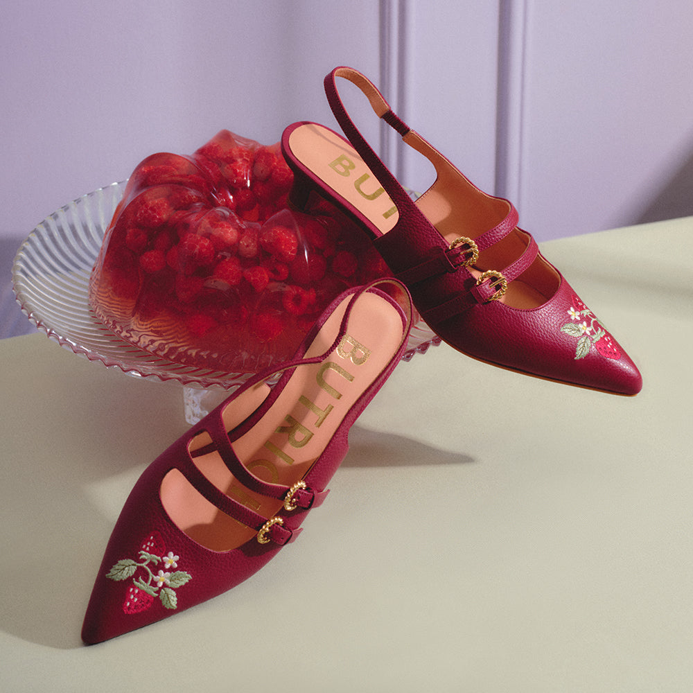 REESE STRAWBERRY MIDI CIRUELA